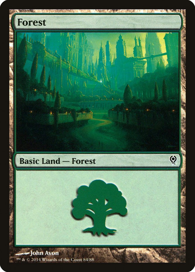 Forest (84) [Duel Decks: Jace vs. Vraska] | Play N Trade Winnipeg