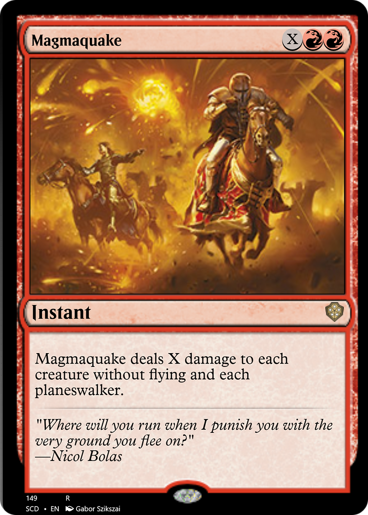 Magmaquake [Starter Commander Decks] | Play N Trade Winnipeg