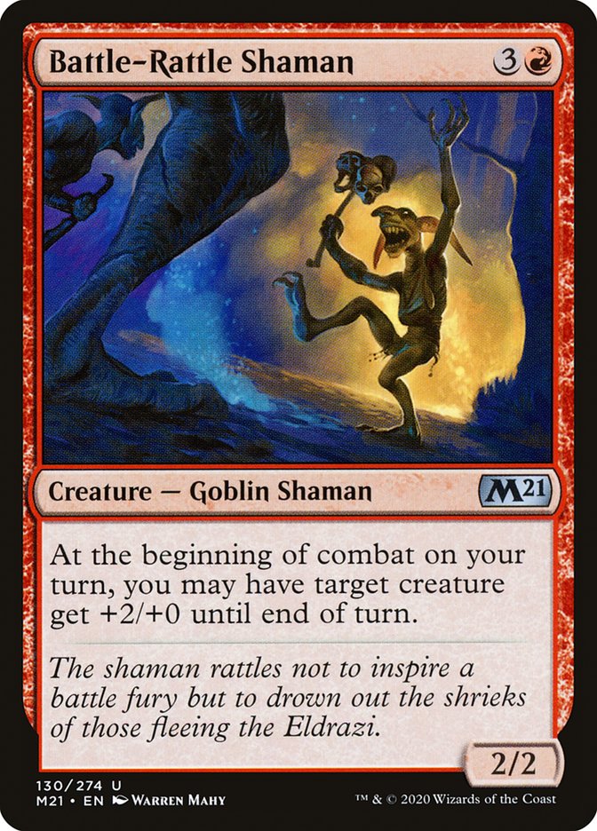 Battle-Rattle Shaman [Core Set 2021] | Play N Trade Winnipeg