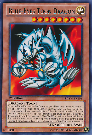 Blue-Eyes Toon Dragon [LCYW-EN103] Rare | Play N Trade Winnipeg