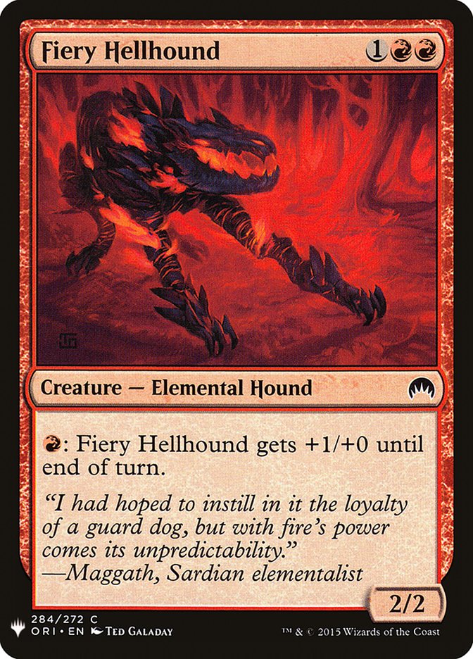 Fiery Hellhound [Mystery Booster] | Play N Trade Winnipeg