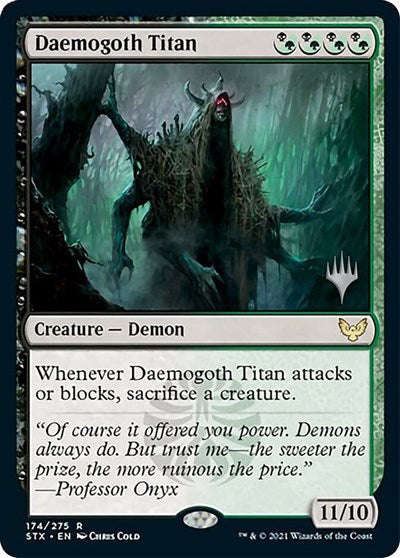 Daemogoth Titan (Promo Pack) [Strixhaven: School of Mages Promos] | Play N Trade Winnipeg