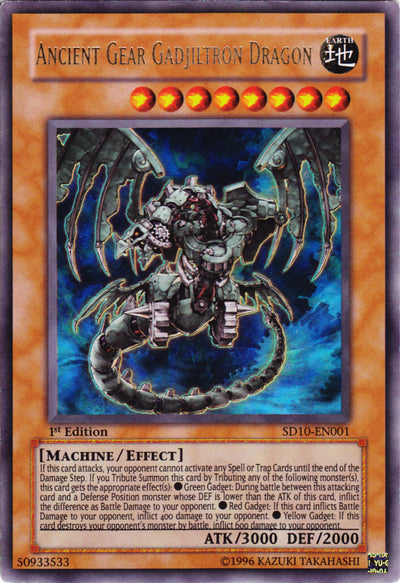 Ancient Gear Gadjiltron Dragon [SD10-EN001] Ultra Rare | Play N Trade Winnipeg