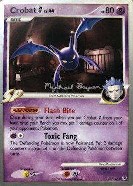 Crobat G LV.44 (47/127) (Happy Luck - Mychael Bryan) [World Championships 2010] | Play N Trade Winnipeg