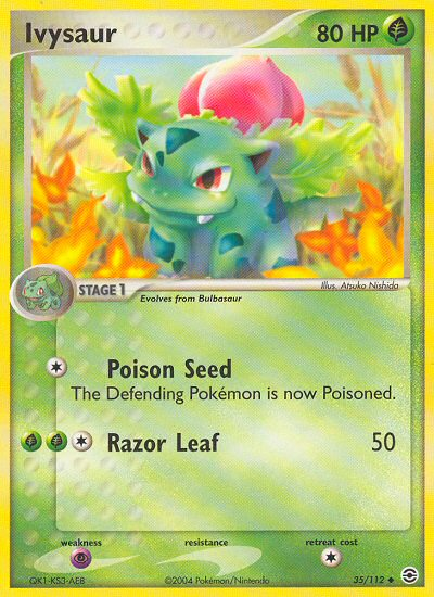 Ivysaur (35/112) [EX: FireRed & LeafGreen] | Play N Trade Winnipeg