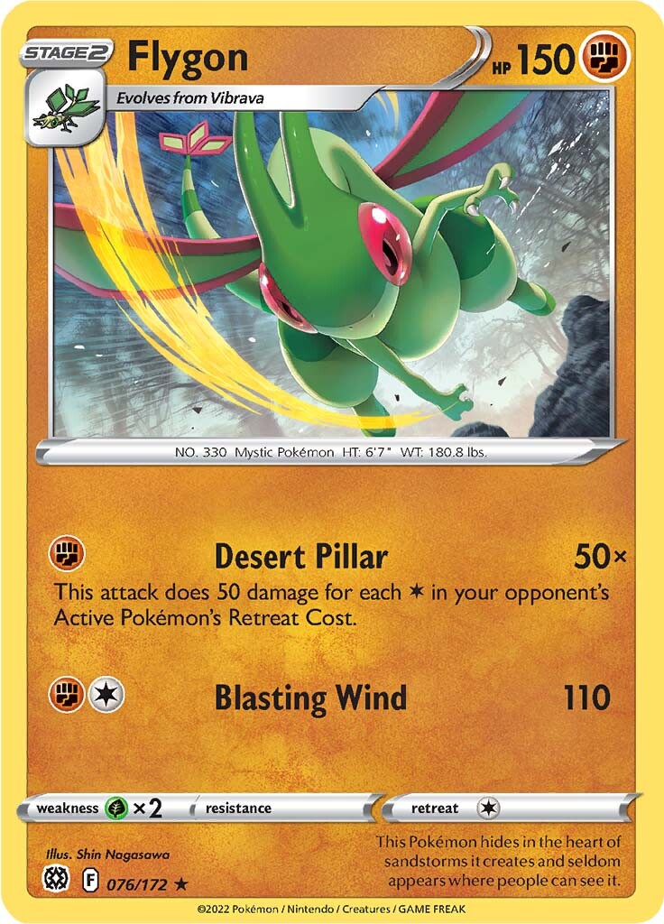 Flygon (076/172) [Sword & Shield: Brilliant Stars] | Play N Trade Winnipeg