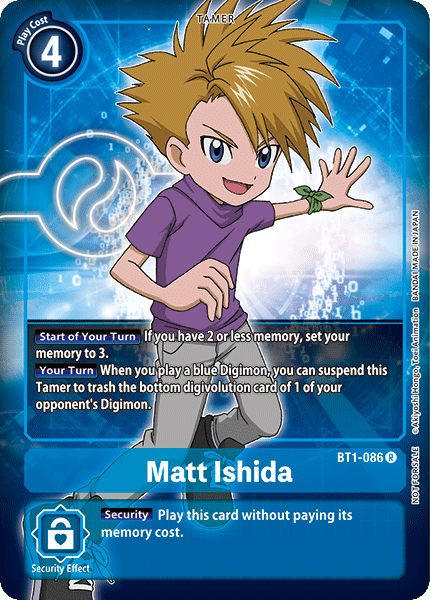 Matt Ishida [BT1-086] (Buy-A-Box Promo) [Release Special Booster Ver.1.0 Promos] | Play N Trade Winnipeg