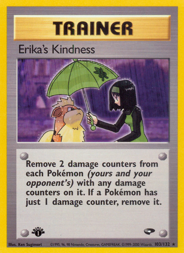 Erika's Kindness (103/132) [Gym Challenge 1st Edition] | Play N Trade Winnipeg