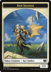 Kor Soldier // Pegasus Double-sided Token [Commander 2014 Tokens] | Play N Trade Winnipeg