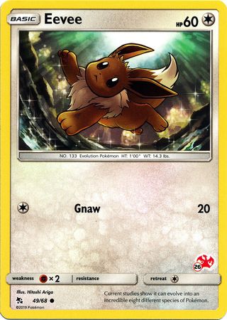 Eevee (49/68) (Charizard Stamp #26) [Battle Academy 2020] | Play N Trade Winnipeg