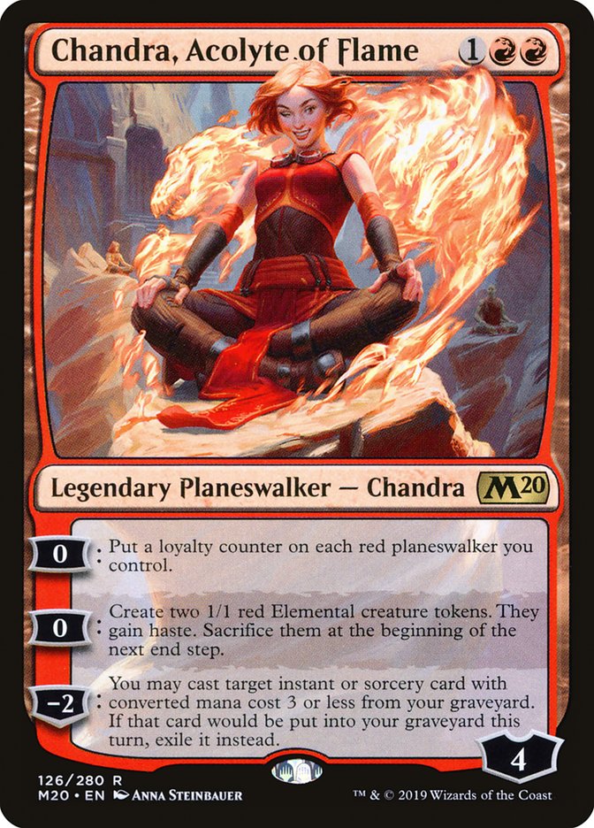 Chandra, Acolyte of Flame [Core Set 2020] | Play N Trade Winnipeg