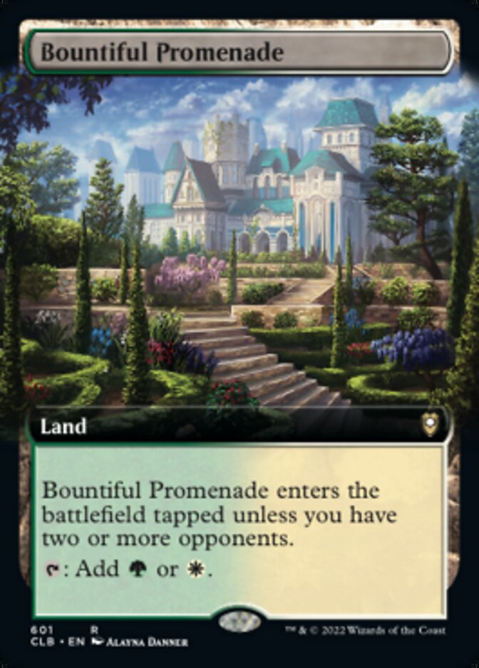 Bountiful Promenade (Extended Art) [Commander Legends: Battle for Baldur's Gate] | Play N Trade Winnipeg