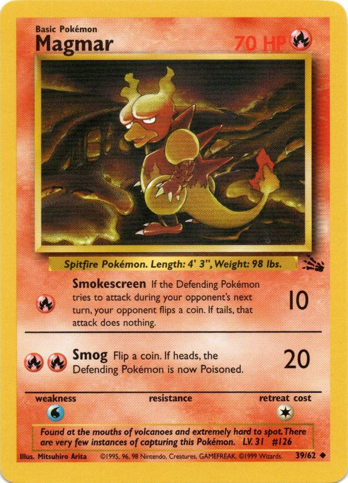 Magmar (39/62) [Fossil Unlimited] | Play N Trade Winnipeg