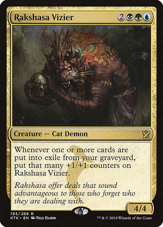 Rakshasa Vizier [Khans of Tarkir] | Play N Trade Winnipeg