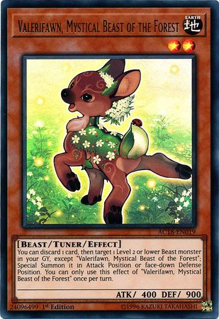 Valerifawn, Mystical Beast of the Forest [AC18-EN019] Ultra Rare | Play N Trade Winnipeg