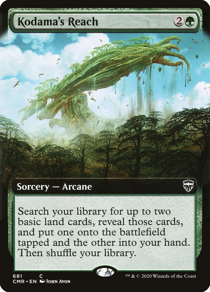 Kodama's Reach (Extended) [Commander Legends] | Play N Trade Winnipeg