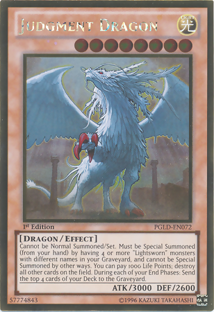 Judgment Dragon [PGLD-EN072] Gold Rare | Play N Trade Winnipeg