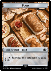 Ballistic Boulder // Food (0022) Double-Sided Token (Surge Foil) [The Lord of the Rings: Tales of Middle-Earth Tokens] | Play N Trade Winnipeg