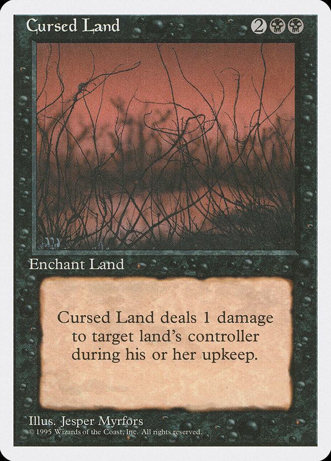 Cursed Land [Fourth Edition] | Play N Trade Winnipeg