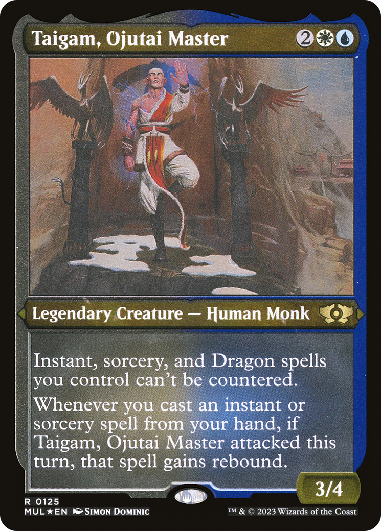 Taigam, Ojutai Master (Foil Etched) [Multiverse Legends] | Play N Trade Winnipeg