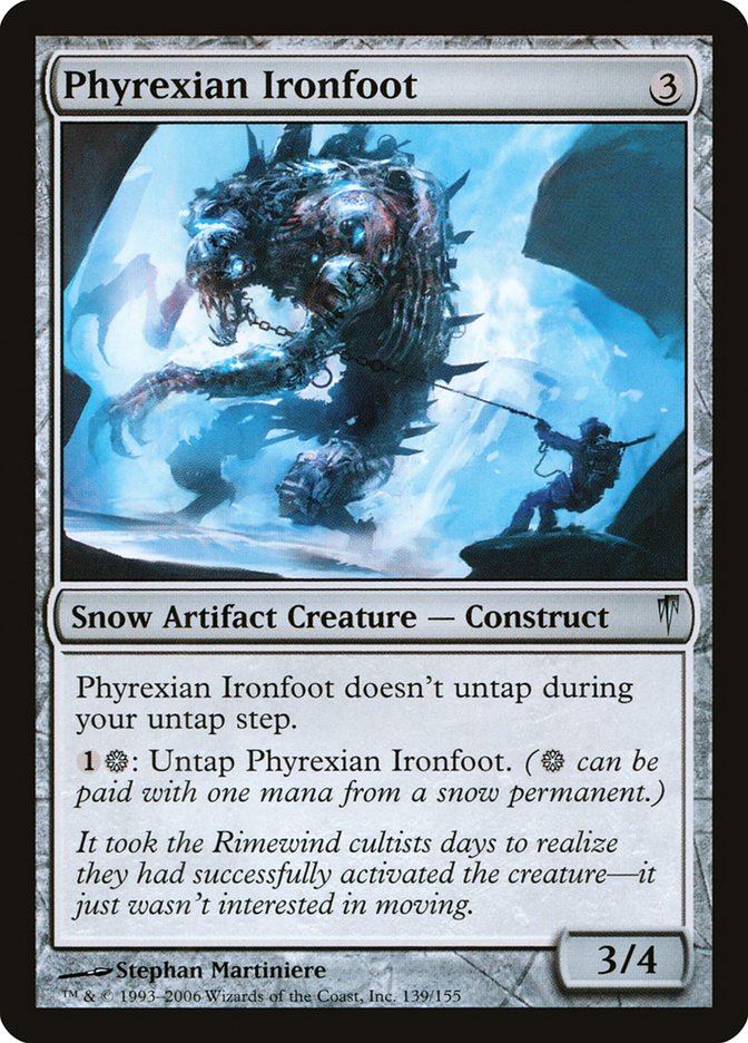 Phyrexian Ironfoot [Coldsnap] | Play N Trade Winnipeg