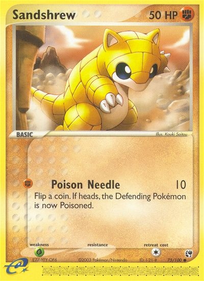 Sandshrew (75/100) [EX: Sandstorm] | Play N Trade Winnipeg