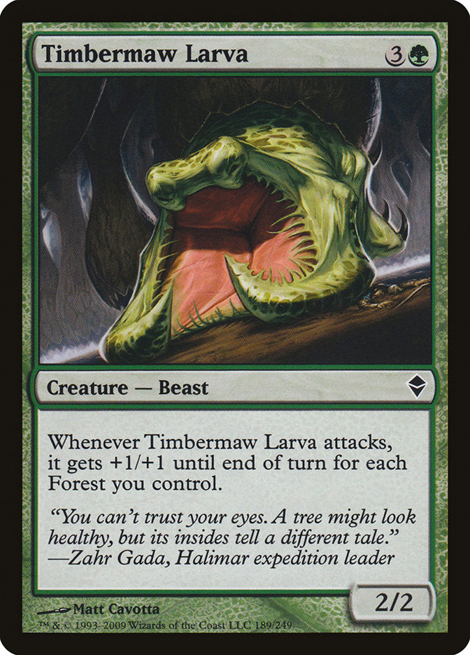 Timbermaw Larva [Zendikar] | Play N Trade Winnipeg