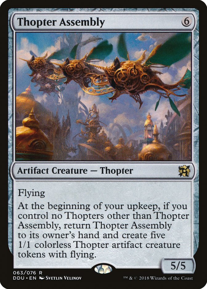 Thopter Assembly [Duel Decks: Elves vs. Inventors] | Play N Trade Winnipeg