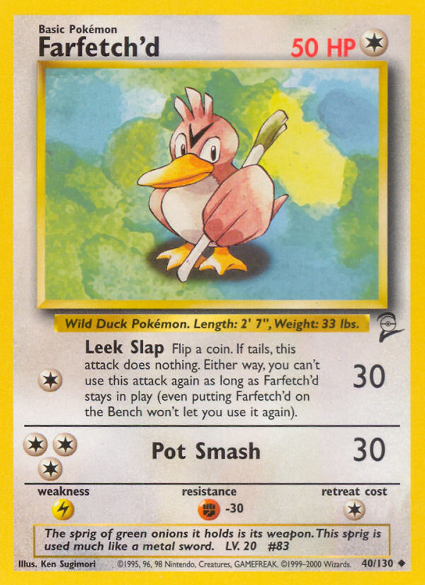 Farfetch'd (40/130) [Base Set 2] | Play N Trade Winnipeg