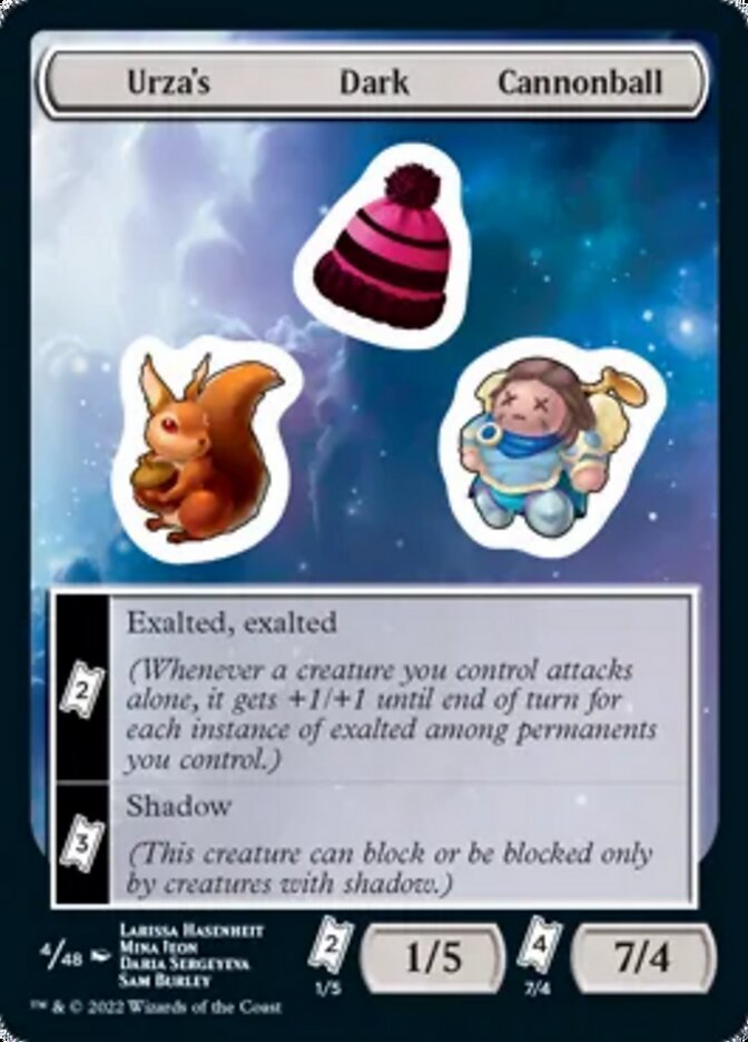 Urza's Dark Cannonball [Unfinity Stickers] | Play N Trade Winnipeg