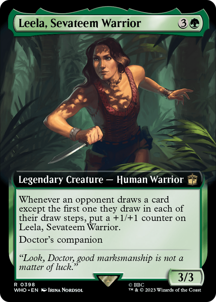 Leela, Sevateem Warrior (Extended Art) [Doctor Who] | Play N Trade Winnipeg
