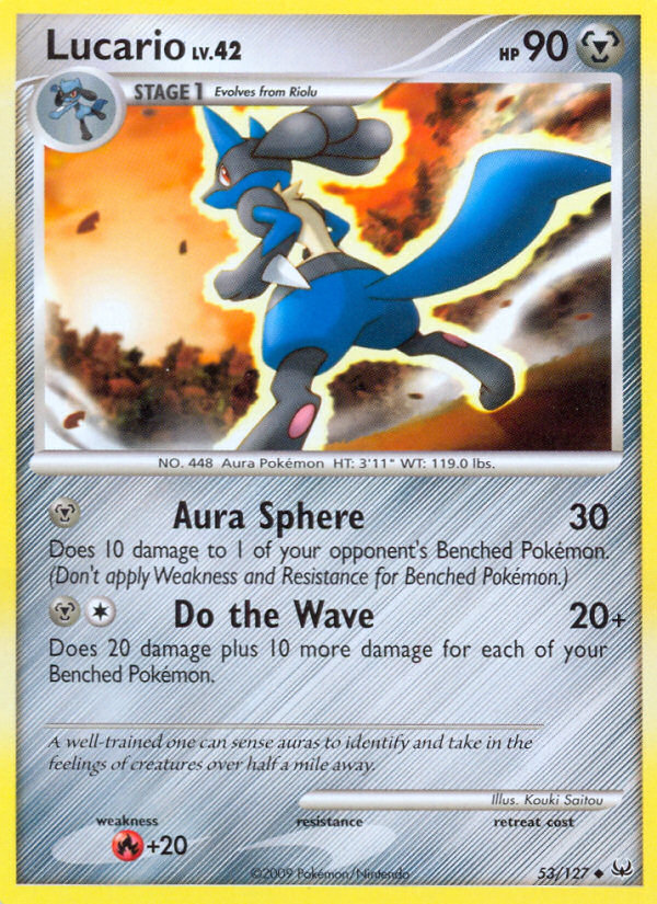 Lucario (53/127) [Platinum: Base Set] | Play N Trade Winnipeg