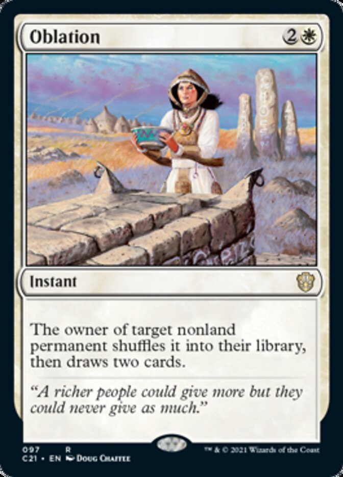 Oblation [Commander 2021] | Play N Trade Winnipeg