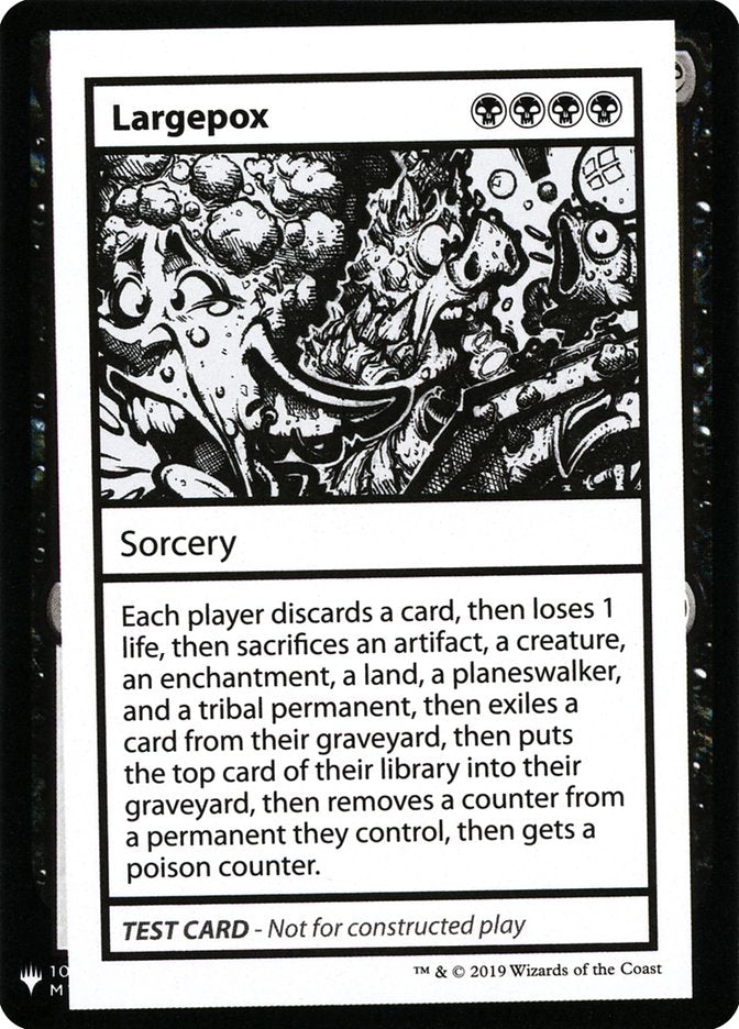 Largepox [Mystery Booster Playtest Cards] | Play N Trade Winnipeg