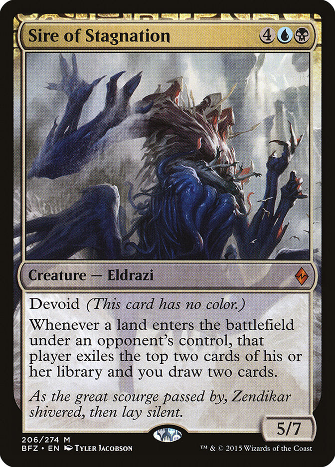 Sire of Stagnation [Battle for Zendikar] | Play N Trade Winnipeg