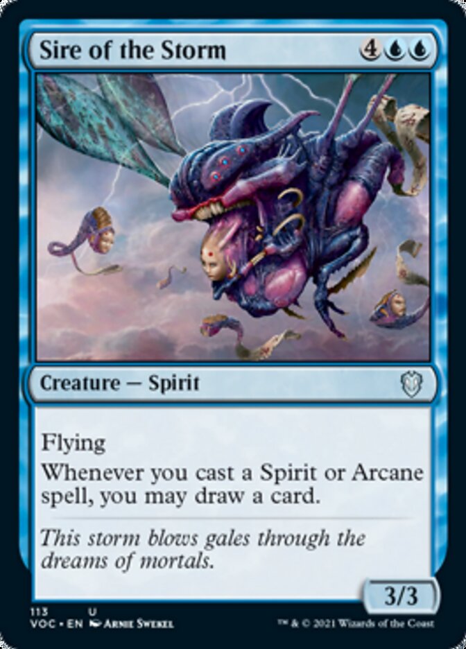 Sire of the Storm [Innistrad: Crimson Vow Commander] | Play N Trade Winnipeg