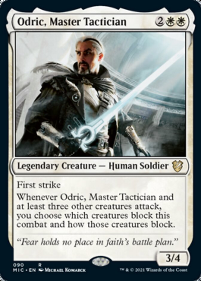 Odric, Master Tactician [Innistrad: Midnight Hunt Commander] | Play N Trade Winnipeg