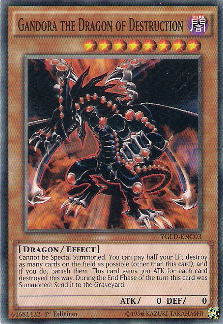 Gandora the Dragon of Destruction [YGLD-ENC03] Common | Play N Trade Winnipeg