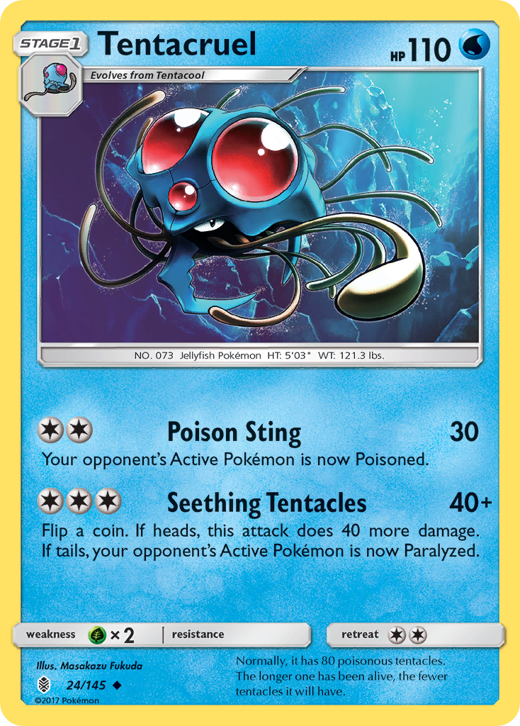 Tentacruel (24/145) [Sun & Moon: Guardians Rising] | Play N Trade Winnipeg