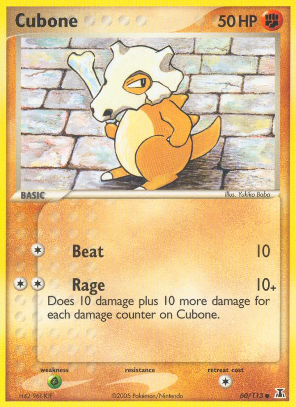 Cubone (60/113) [EX: Delta Species] | Play N Trade Winnipeg