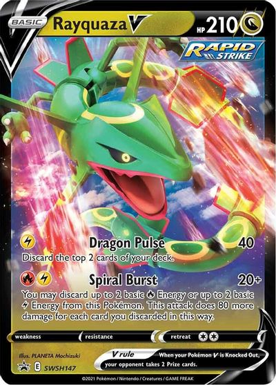 Rayquaza V (SWSH147) [Sword & Shield: Black Star Promos] | Play N Trade Winnipeg