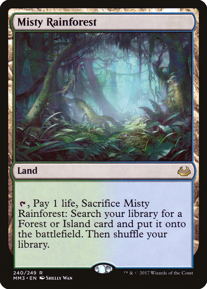 Misty Rainforest [Modern Masters 2017] | Play N Trade Winnipeg