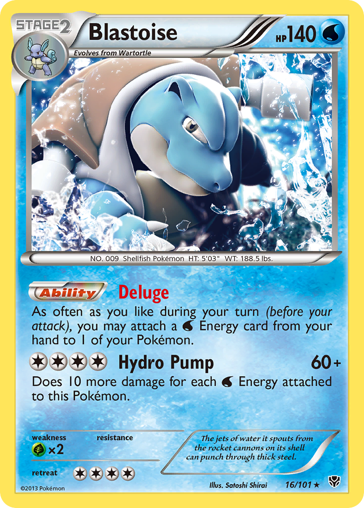 Blastoise (16/101) [Black & White: Plasma Blast] | Play N Trade Winnipeg