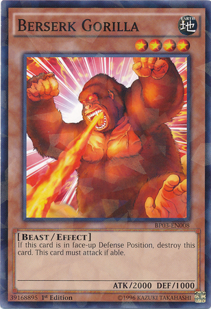 Berserk Gorilla [BP03-EN008] Shatterfoil Rare | Play N Trade Winnipeg