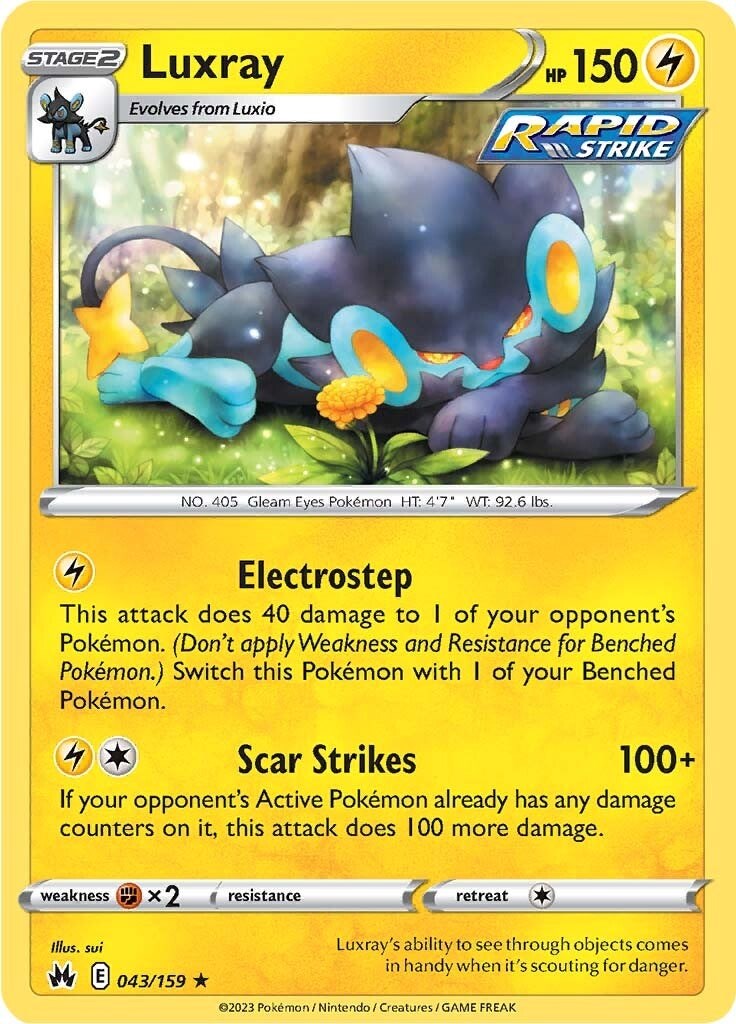 Luxray (043/159) (43) [Sword & Shield: Crown Zenith] | Play N Trade Winnipeg