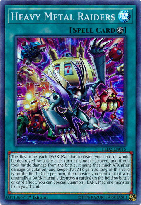 Heavy Metal Raiders [LED2-EN016] Super Rare | Play N Trade Winnipeg