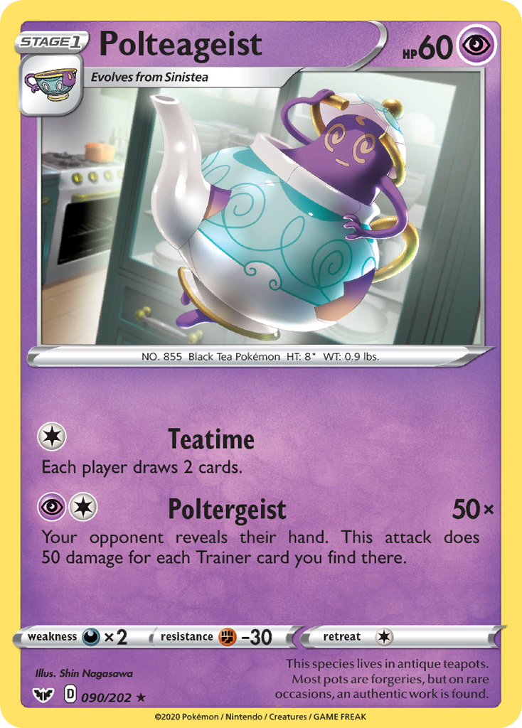 Polteageist (090/202) [Sword & Shield: Base Set] | Play N Trade Winnipeg