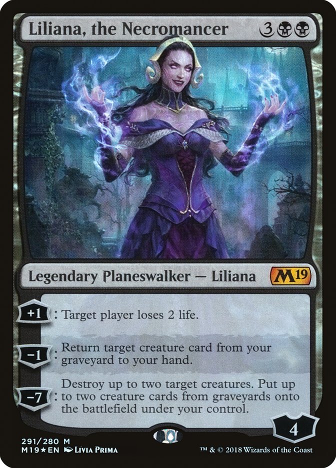 Liliana, the Necromancer [Core Set 2019] | Play N Trade Winnipeg