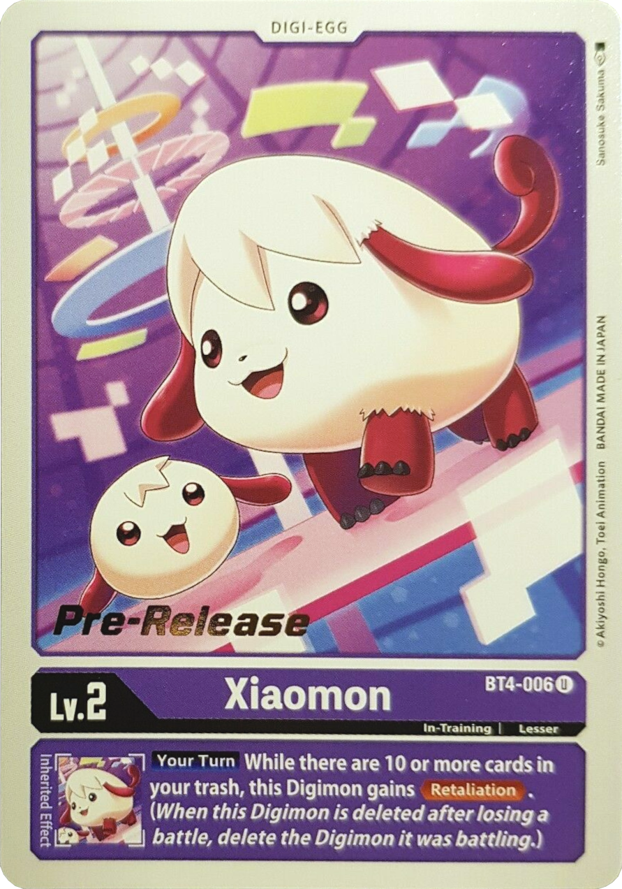 Xiaomon [BT4-006] [Great Legend Pre-Release Promos] | Play N Trade Winnipeg