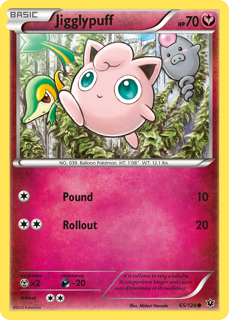 Jigglypuff (65/124) [XY: Fates Collide] | Play N Trade Winnipeg